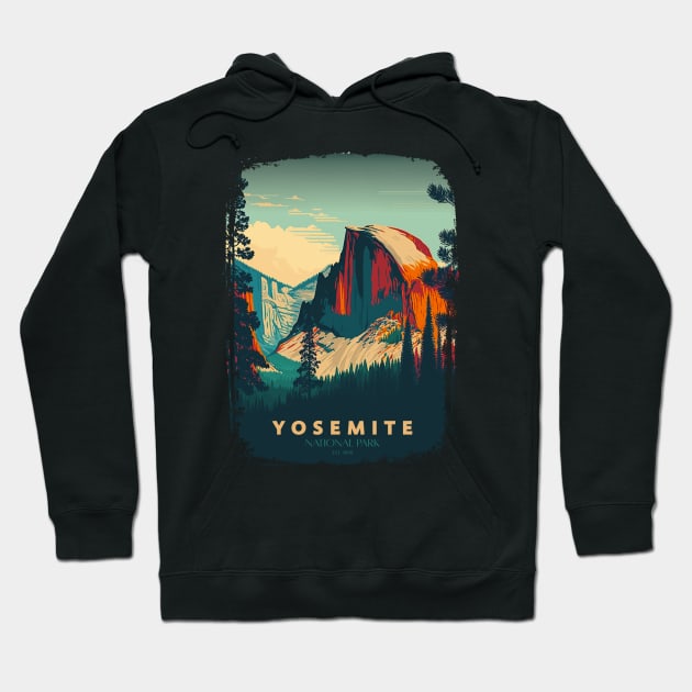 Yosemite National Park Hoodie by Wintrly